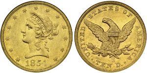 10 Dollar Vereinigten Staaten von Amerika (1776 - ) Gold 