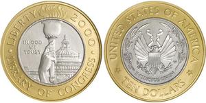 10 Dollar Vereinigten Staaten von Amerika (1776 - ) Gold/Platin 