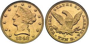 10 Dollar États-Unis d