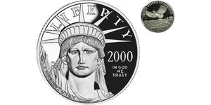 10 Dollar Vereinigten Staaten von Amerika (1776 - ) Platin 