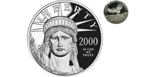 10 Dollar Vereinigten Staaten von Amerika (1776 - ) Platin 
