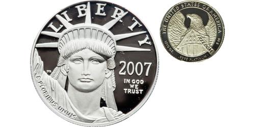 10 Dollar Vereinigten Staaten von Amerika (1776 - ) Platin 