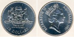 10 Dollar Australien (1939 - ) Silber 