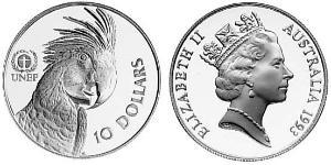 10 Dollar Australien (1939 - ) Silber Elizabeth II (1926-2022)