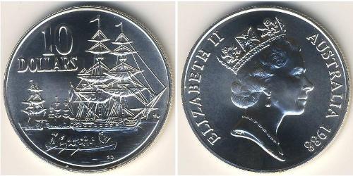 10 Dollar Australien (1939 - ) Silber 