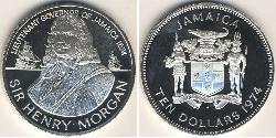 10 Dollar Jamaika (1962 - ) Silber Henry Morgan