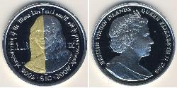 10 Dollar Jungferninseln Silber 