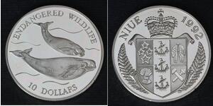 10 Dollar Niue (1974 - ) Silber 