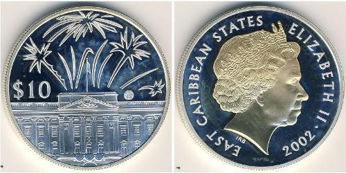 10 Dollar  Silber Elizabeth II (1926-2022)