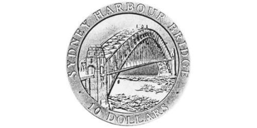 10 Dollar Australia (1939 - ) Silver Elizabeth II (1926-2022)