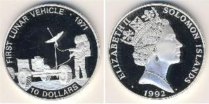 10 Dollar Solomon Islands (1978 - ) Silver 