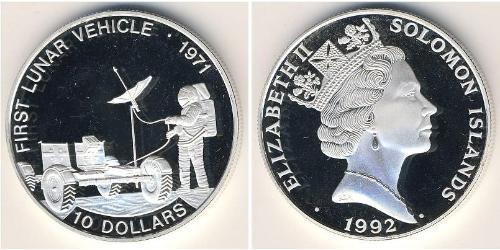 10 Dollar Solomon Islands (1978 - ) Silver 