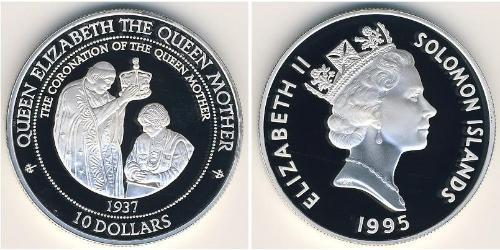 10 Dollar Solomon Islands (1978 - ) Silver 