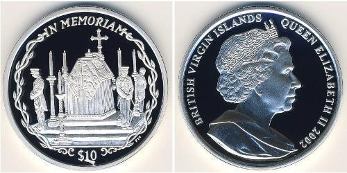 10 Dollar Virgin Islands Silver 