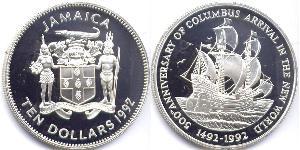 10 Dollar 牙买加  
