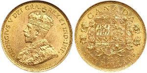 10 Dollar 加拿大 金 乔治五世  (1865-1936)