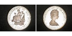 10 Dollar Bahamas 銀 伊丽莎白二世 (1926-2022)