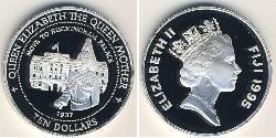 10 Dollar Fiji (1970 - ) 銀 