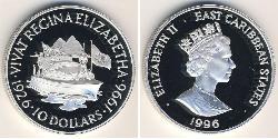 10 Dollar  銀 伊丽莎白二世 (1926-2022)