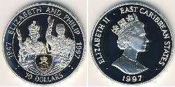 10 Dollar  銀 伊丽莎白二世 (1926-2022)