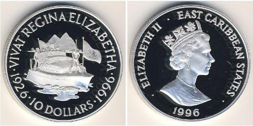 10 Dollar  銀 伊丽莎白二世 (1926-2022)