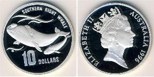 10 Dollaro Australia (1939 - ) Argento 