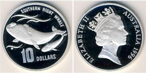 10 Dollaro Australia (1939 - ) Argento 