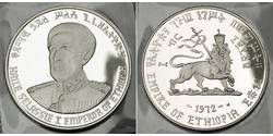 10 Dollaro Ethiopia (1270 - ) Argento Hailé Selassié
