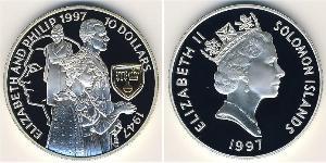 10 Dollaro Isole Salomone Argento 