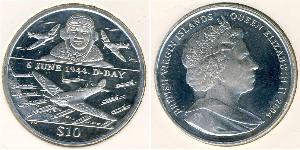 10 Dollaro Isole Vergini Argento 