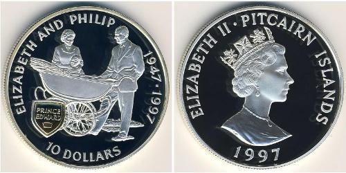 10 Dollaro  Argento Elisabetta II (1926-2022)