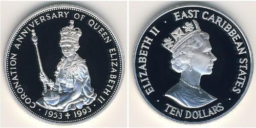 10 Dollaro  Argento Elisabetta II (1926-2022)