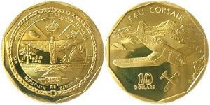 10 Dollaro Isole Marshall (1979 - ) Ottone 