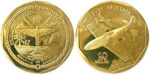 10 Dollaro Isole Marshall (1979 - ) Ottone 