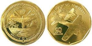 10 Dollaro Isole Marshall (1979 - ) Ottone 