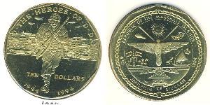 10 Dollaro Isole Marshall (1979 - ) Ottone 