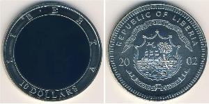 10 Dollaro Liberia (1847 - ) Rame/Nichel 