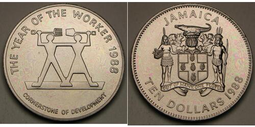 10 Dollaro Giamaica (1962 - )  