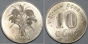 10 Dong Vietnam (1945 - ) Cuivre/Nickel 