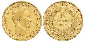 10 Drachma Regno di Grecia (1832-1924) Oro Georges Ier de Grèce (1845- 1913)