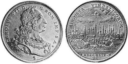 10 Ducat Augsbourg (1276 - 1803) Or Charles VII du Saint-Empire(1697 – 1745)