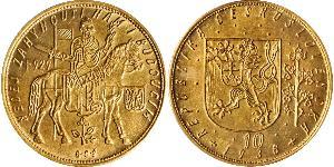 10 Ducat Cecoslovacchia  (1918-1992) Oro 