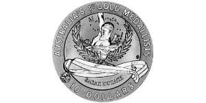 10 Dólar Australia (1939 - ) Oro 