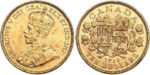 10 Dólar Canadá Oro Jorge V (1865-1936)
