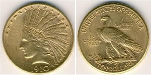 10 Dólar Estados Unidos de América (1776 - ) Oro 