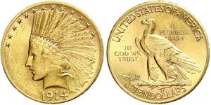 10 Dólar Estados Unidos de América (1776 - ) Oro 