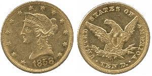 10 Dólar Estados Unidos de América (1776 - ) Oro 