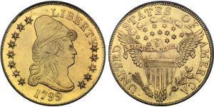 10 Dólar Estados Unidos de América (1776 - ) Oro 