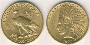 10 Dólar Estados Unidos de América (1776 - ) Oro 