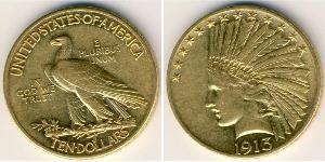 10 Dólar Estados Unidos de América (1776 - ) Oro 